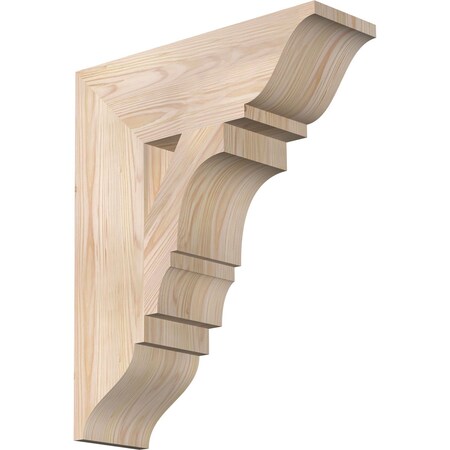 Ekena Millwork Balboa Traditional Smooth Bracket, Douglas Fir, 5 1/2"W x 18"D x 22"H BKT06X18X22BOA01SDF